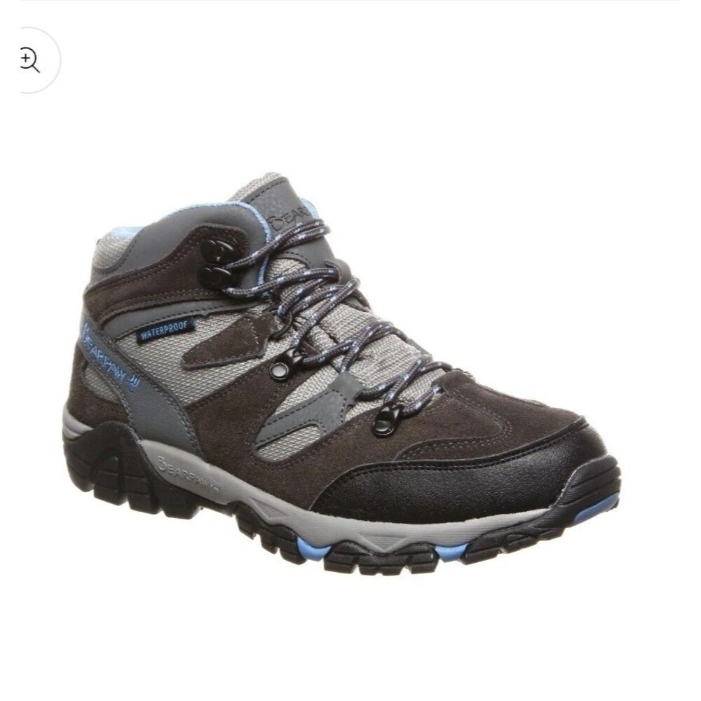 Bearpaw Corsica Boots Charcoal 4390 Hiking Waterproof Boots Sz 7 M  New With Box